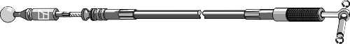 Bowdenzug - 2800 geeignet für: Alö Cablu control