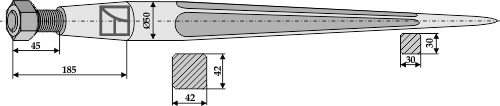 Frontladerzinken 1100mm