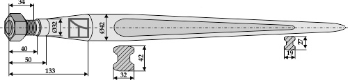 Frontladerzinken 1200mm