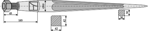 Frontladerzinken 1250mm