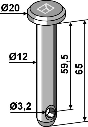 Ploeglichaam type ST - 10mm