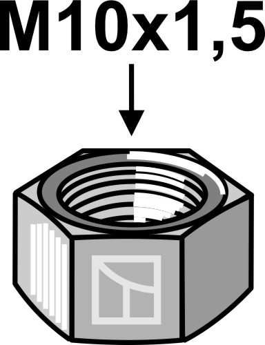 Sechskantmutter - M10x1,5