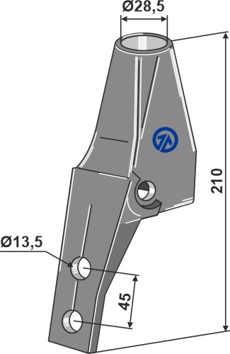 Halter geeignet für: Injecteurs de semence à échange rapide BOURGAULT