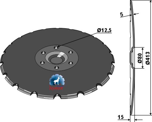 Rabe Ploeglichaam type BP-233 OS
