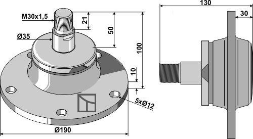 Bearings for compact disc harrows to fit