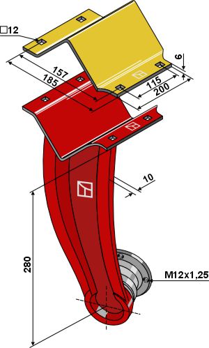 Schijvenhouder geeignet für: Väderstad Schijvenhouder voor korte schijveneggen