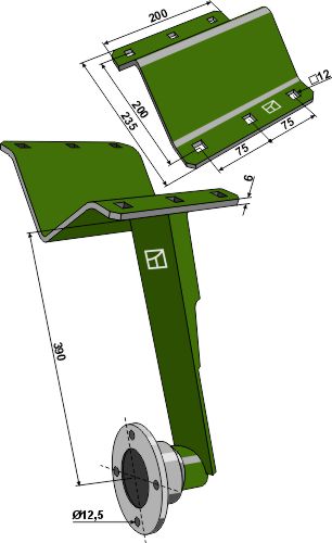 Umocowania talerzy do krótkich bron talerzowych wg. marki