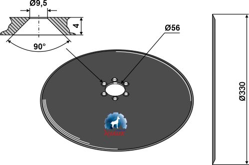 Kleine Seed drill discs