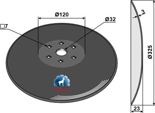 Kongskilde Seed drill discs