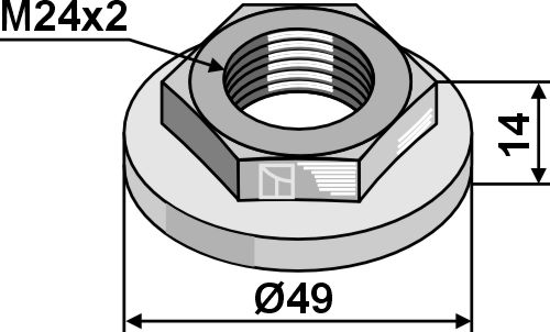 Piuliţă M24x2