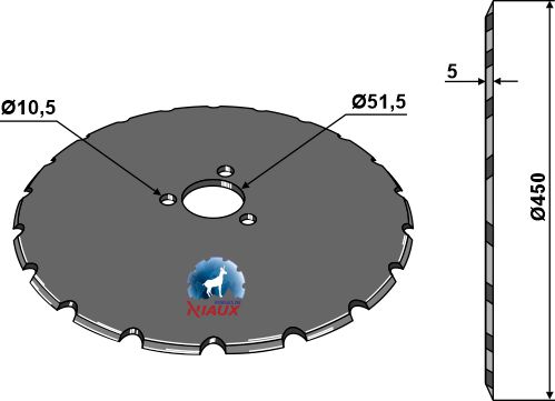 Moore Seed drill discs