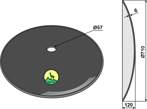 Ploeglichaam type BP-353 RS