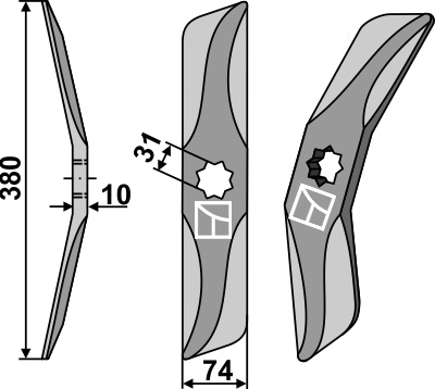 Ploeglichaam type KH