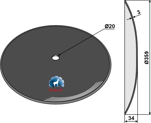 Howard Seed drill discs