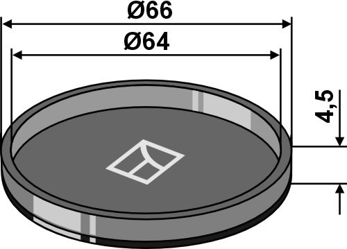 Bucată capacul lagărului