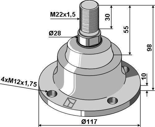 Kuhn Type du corps HC4
