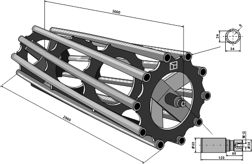 Grégoire Besson Typ korpusu pługa TA-Nr.8-H8NM