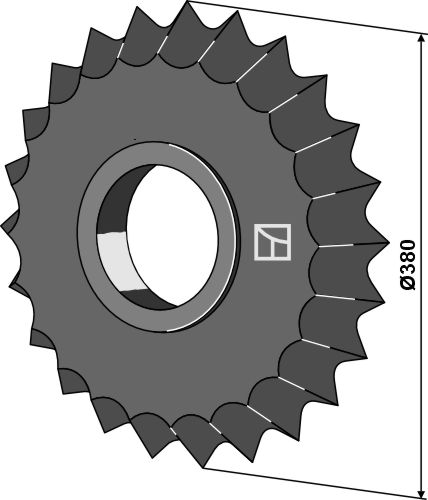 Anel dentado - Ø380mm