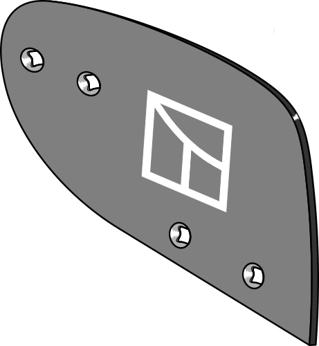Vorschälerblech D2 - rechts geeignet für: Lemken Herramientas ante-vertedera
