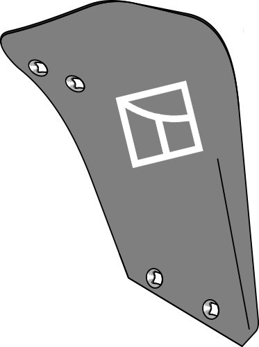 Düngereinlegerblech M2 - rechts geeignet für: Lemken Outils avant-versoir