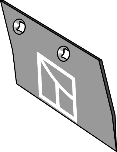 Schar S190 - rechts geeignet für: Lemken Mestinlegger-schaar en voorschaar