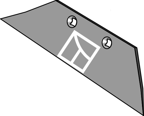 Schar S360 - rechts/links geeignet für: Lemken Mestinlegger-schaar en voorschaar
