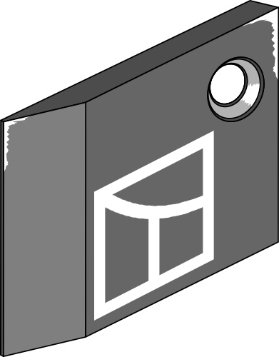 Rumpfschoner SCR11 R - rechts geeignet für: Lemken Körper Typ BS42