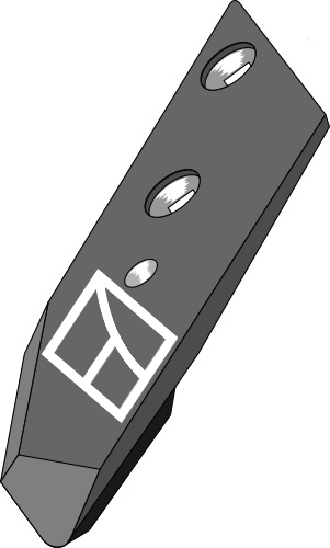 Daltă întărită B2SP - 15mm - dreapta geeignet für: Lemken Corp tip BS42