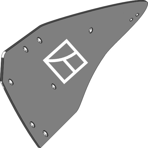 Streichblech-Hinterteil W52B L - links geeignet für: Lemken Körper Typ W52