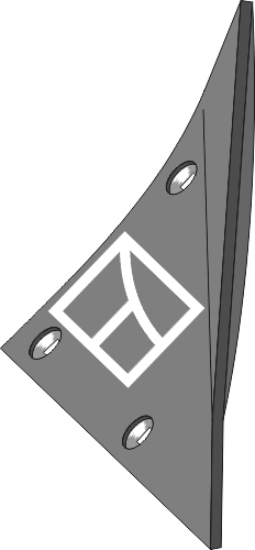 Streichblech-Vorderteil B2KH R - rechts geeignet für: Lemken Körper Typ BS42