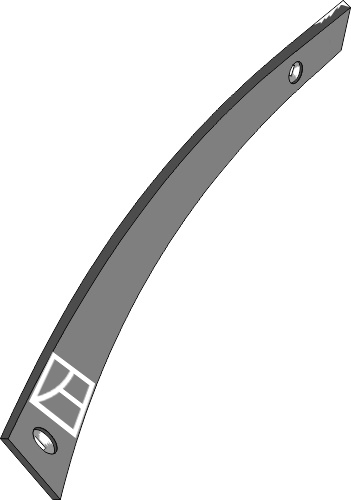 Streichblech-Streifen BS20 L - 587 - links geeignet für: Lemken Ploegdelen