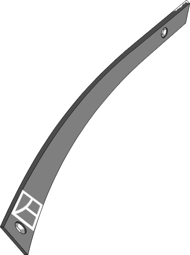 Streichblech-Streifen BS20 L - 740 - links geeignet für: Niemeyer Детали для плугов