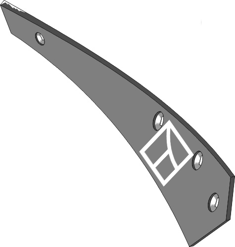 Streichblech-Streifen US35 R - 620 - rechts geeignet für: Lemken Pflugteile