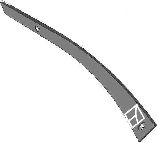 Streichblech-Streifen US35 R - 870 - rechts geeignet für: Lemken Körper Typ US35