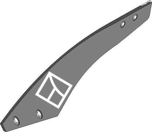 Streichblech-Streifen US40 L - 832 - links geeignet für: Lemken Pflugteile