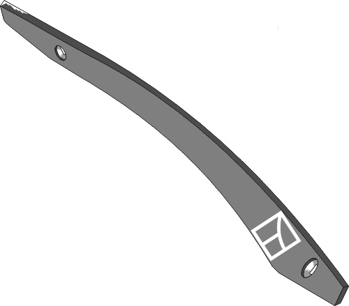 Streichblech-Streifen US35 R - 772 - rechts geeignet für: Lemken Körper Typ US35