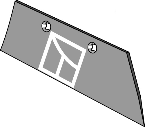 Schar S370 - rechts geeignet für: Lemken Mestinlegger-schaar en voorschaar