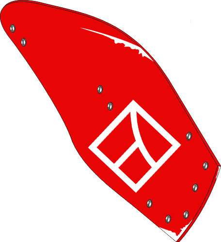 Moldboard - 14'' - 18'' - right geeignet für: Pöttinger Body Type 36W