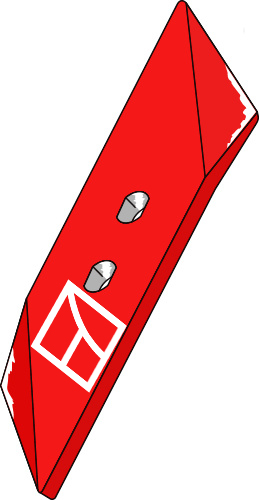 Vârf reversibil 65x12 - dreapta geeignet für: OVLAC Piese pentru plug