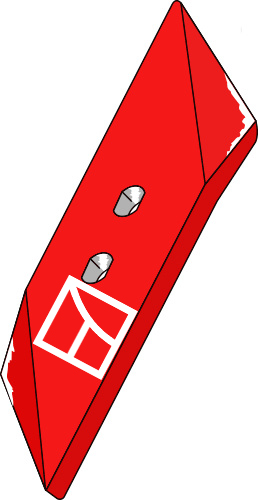 Wechselspitze 70x13 - rechts geeignet für: Pöttinger Детали для плугов