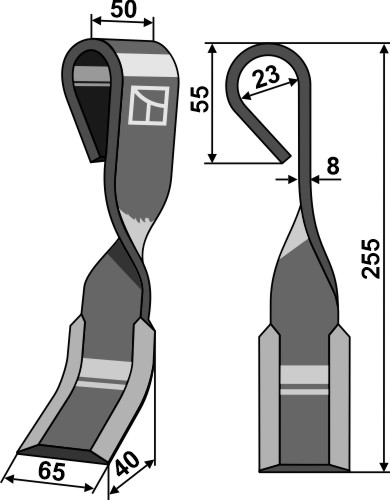 Baselier Klepels voor loofklappers