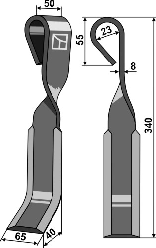 Baselier facas para talos