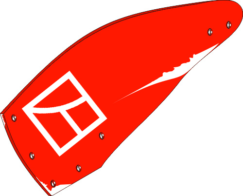 Streichblech-Hinterteil - links geeignet für: Kuhn Körper Typ SK