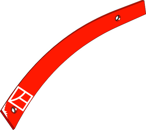 Streichblech-Streifen - links geeignet für: Kuhn Детали для плугов