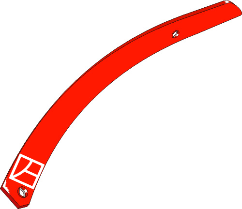 Streichblech-Streifen - links geeignet für: Kuhn Körper Typ VL