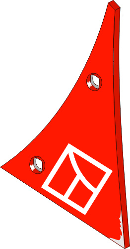 Streichblech-Vorderteil - rechts geeignet für: Kuhn Pflugteile