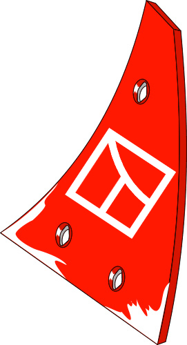 Triángulo - derecho geeignet für: Kuhn Cuerpo H6