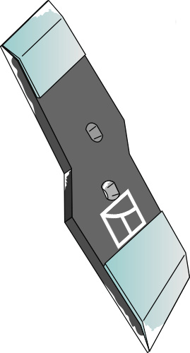 Punta reversible DURAFACE - izquierda geeignet für: Kuhn Cuerpo SK