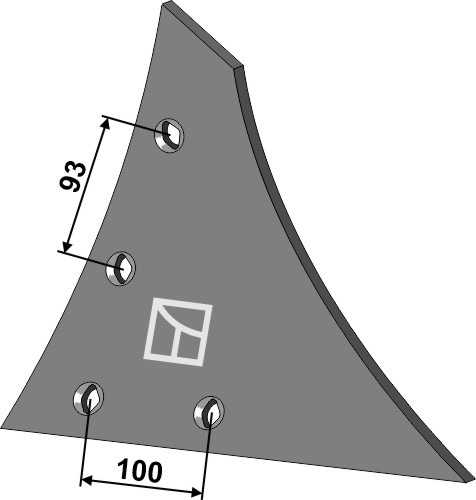 Streichblech-Vorderteil - rechts geeignet für: Kuhn Körper Typ T