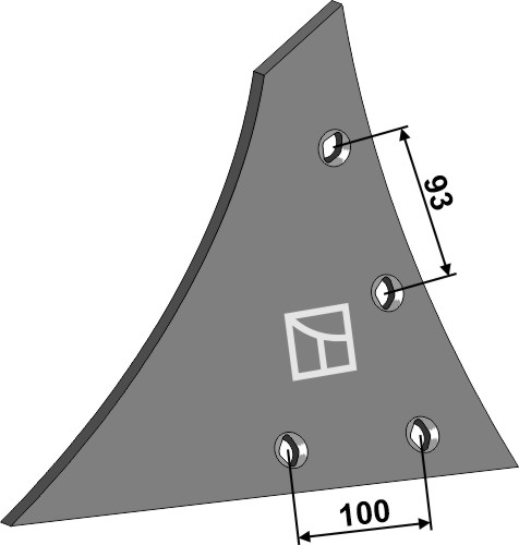 Streichblech-Vorderteil - links geeignet für: Kuhn Körper Typ T